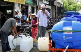  Nhiều nơi ở Bình Định thiếu nước sinh hoạt
